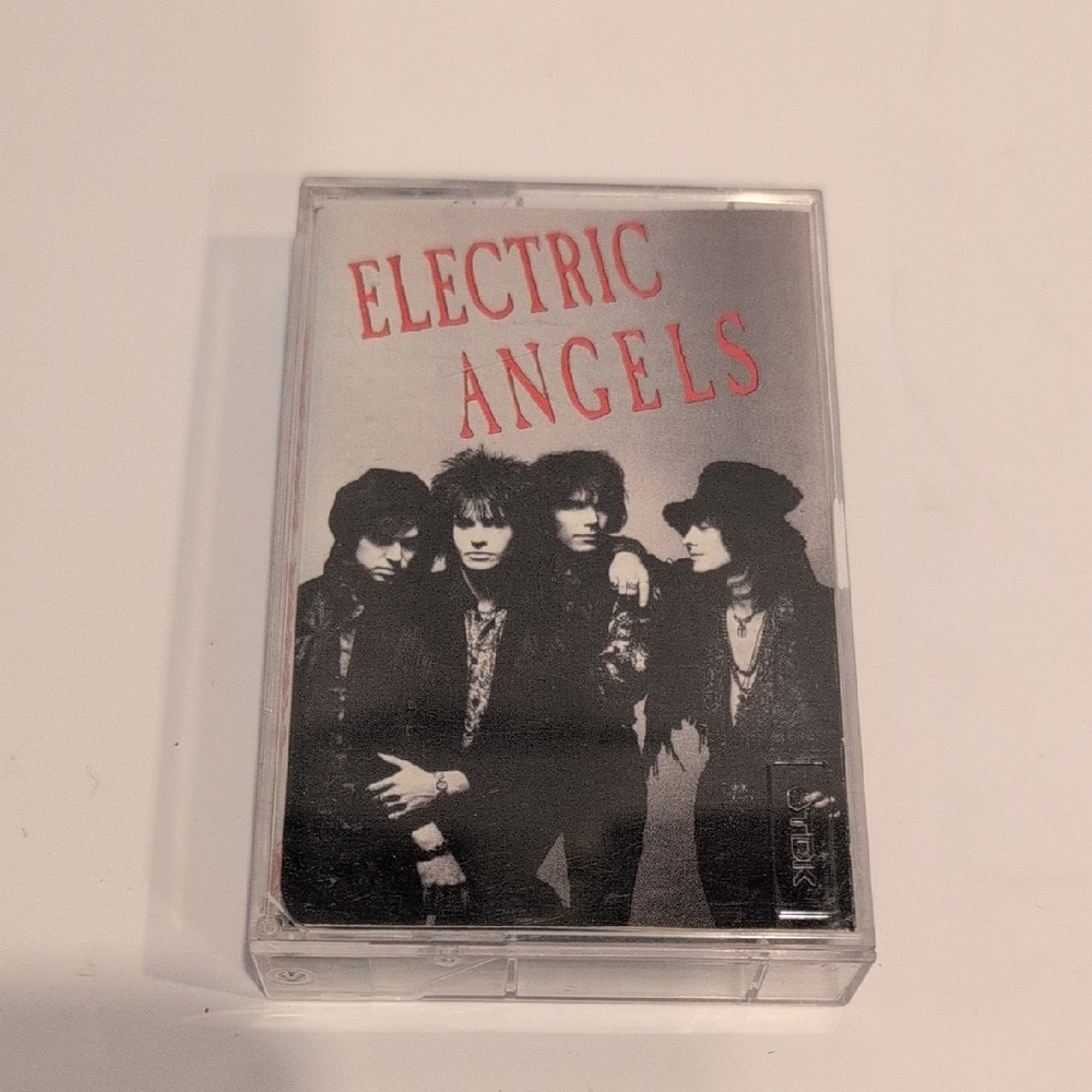 3/$25  Electric Angels Cassette Tape - Black & Red Cover